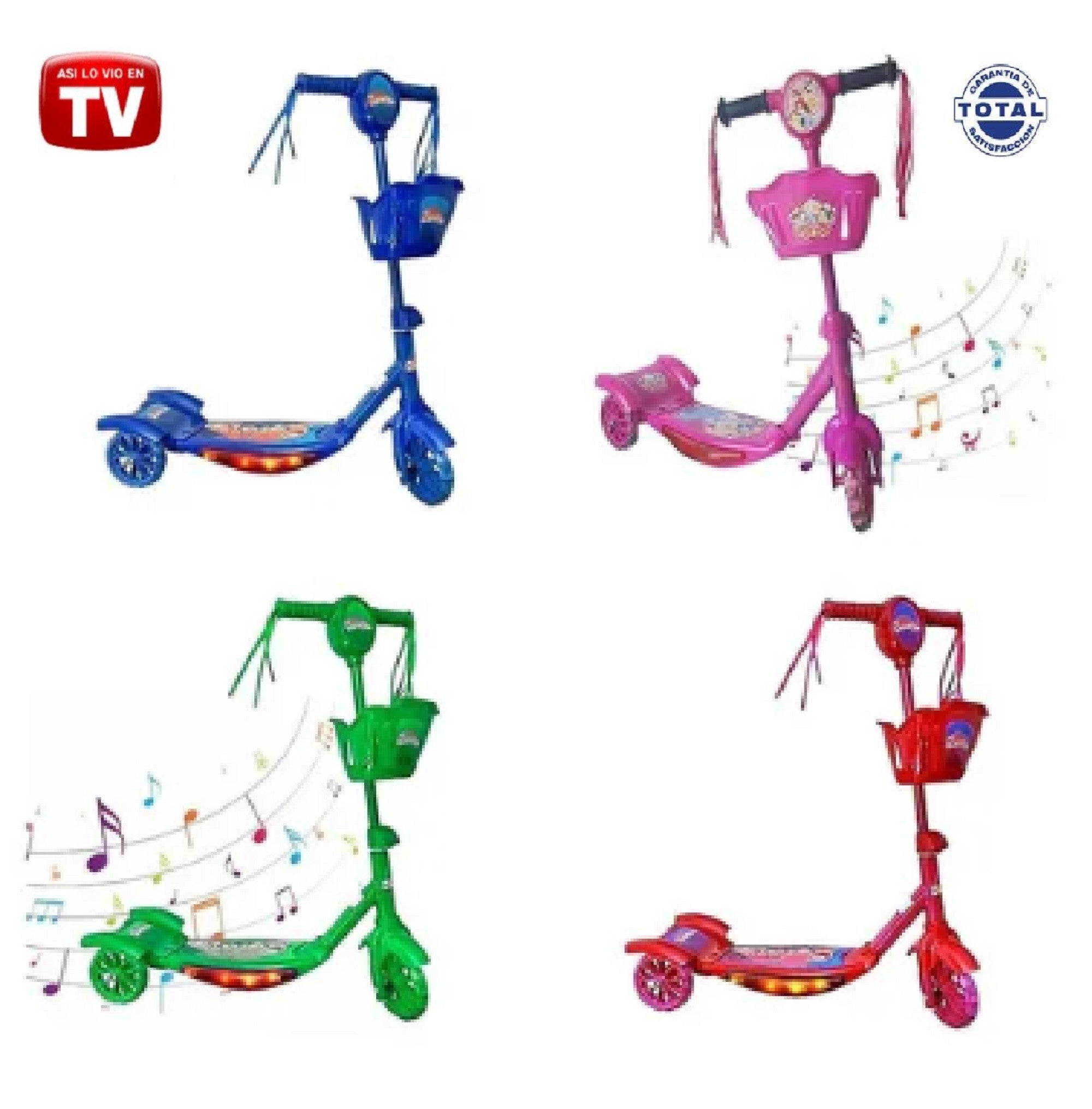 Patinete Scooter LED